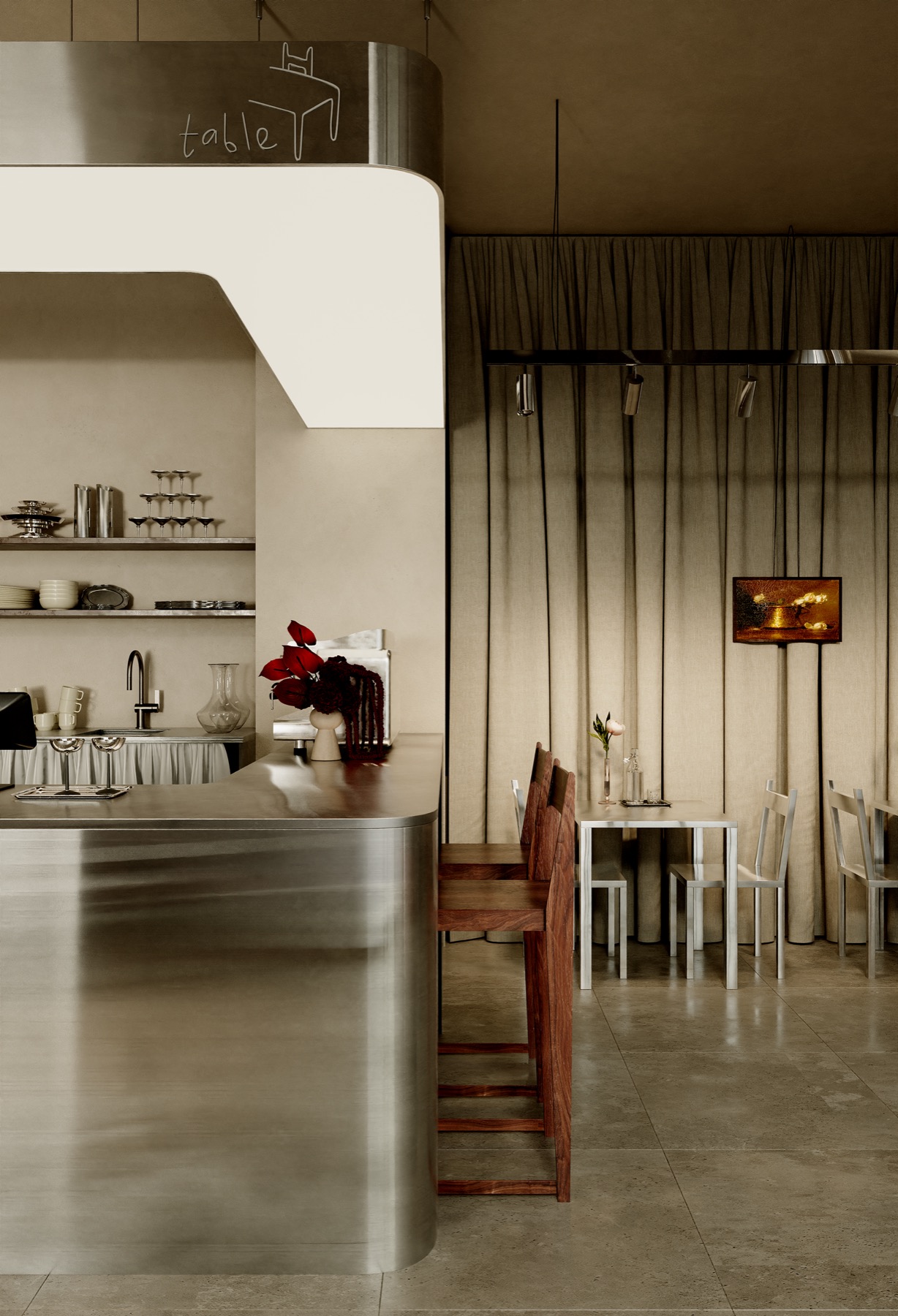 Cafe Table, Astana cover photograph